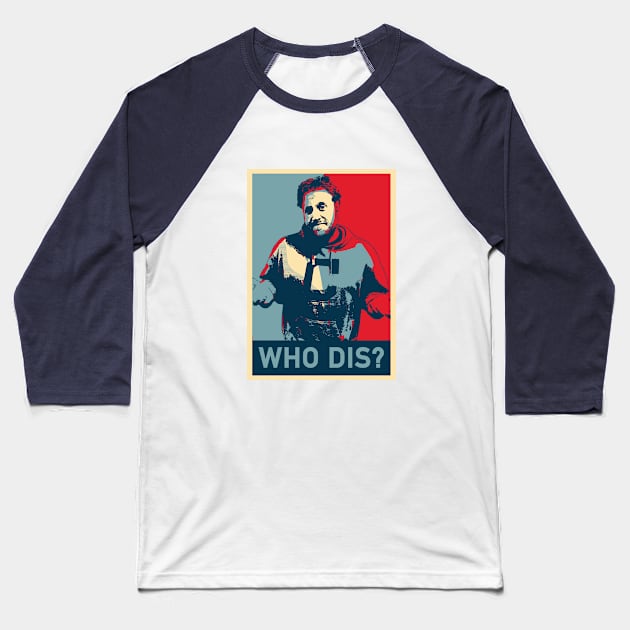 Ethan Moses - Who Dis? Baseball T-Shirt by AndyCreeps